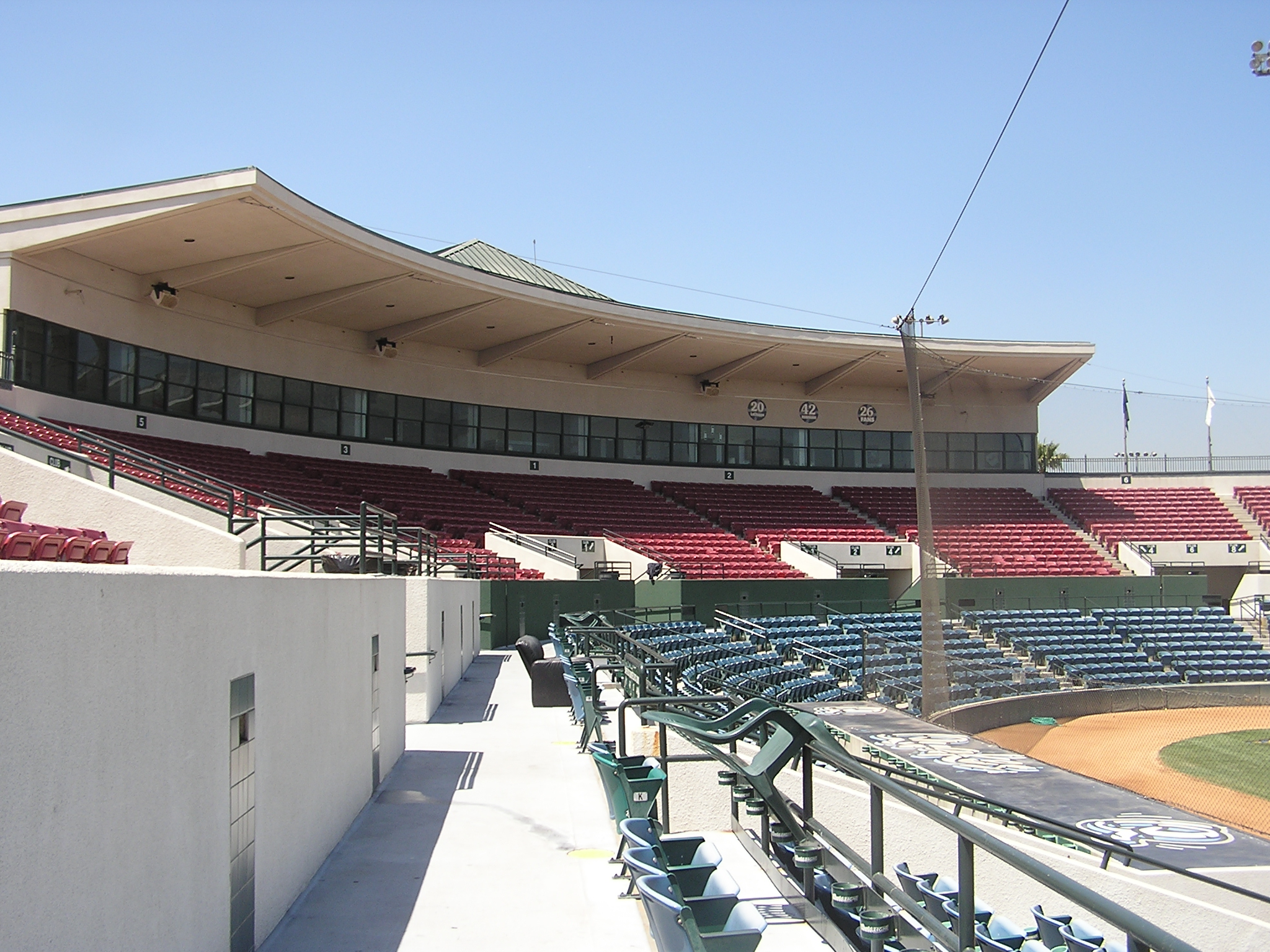 The Stands at the Epicenter - RC Quakes